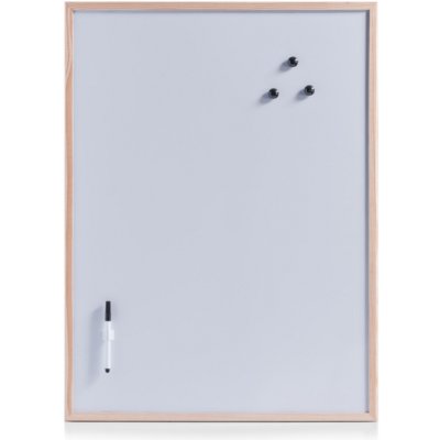 Zeller Magnetická tabule dřevěný rám 60 x 80 cm – Sleviste.cz