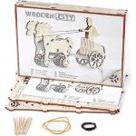 Wooden City 3D mechanické puzzle - Rímský vuz WR301 74 ks – Hledejceny.cz