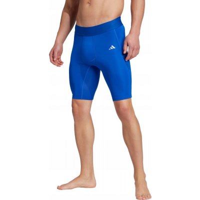 Kraťasy adidas TechFit JN7400 modré XL – Zboží Dáma
