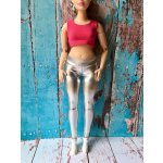 La Bastlera BQ-Metalické stříbrné legíny pro panenky "baculky" – Sleviste.cz