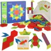 Montessori smyslová pomůcka Montessori puzzle tvary 155 ks