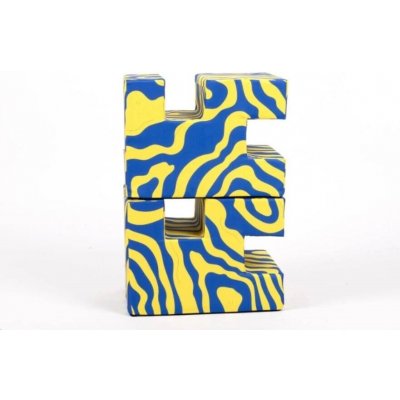 Horsity Pěnové stojany na kavalety 30x30x40 cm 2 ks yellow blue – Hledejceny.cz