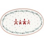 GREEN GATE Servírovací talíř Juana White 24 cm, bílá barva, porcelán – Sleviste.cz