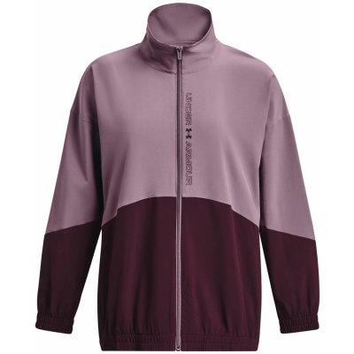 Under Armour Woven FZ Overd Jacket fialová – Sleviste.cz