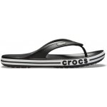 Crocs Bayaband Flip žabky černá bílá – Zbozi.Blesk.cz