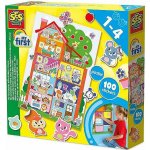 SES Můj první plakát s nálepkami Dům – Zboží Dáma