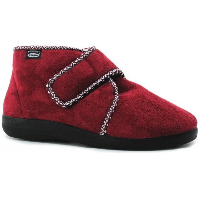 Rogallo 4372/013 dámské domácí bačkory bordo – Zboží Mobilmania
