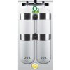 Potápěčské lahve Eurocylinder Lahev dvojče 2 x 20 L 230 bar s manifoldem a obručemi