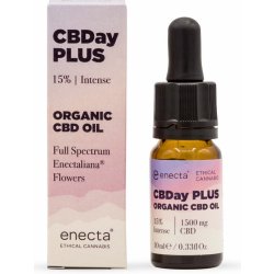 Enecta CBDay Plus Intense Full Spectrum CBD olej 15% 1500 mg 10 ml