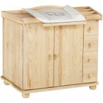 Dřevěná komoda, přebalovací pult z masivního dřeva borovice Komoda 26 Jandr – Sleviste.cz