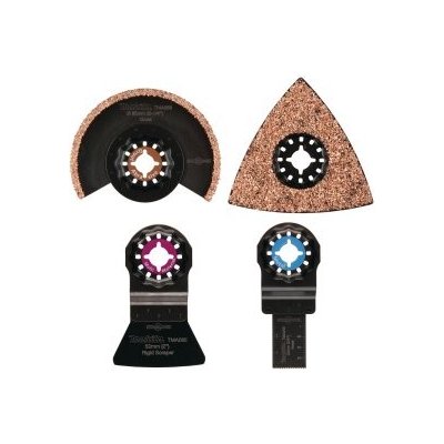 Makita B-67496 - Sada 4-dílná náhradních nástrojů pro oscilační brusky – Zboží Dáma