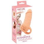 Nature Skin 2v1 Návlek na penis a masturbátor 18,5 cm – Zbozi.Blesk.cz