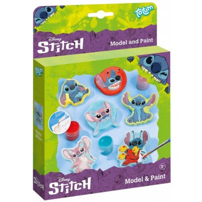 Disney Stitch sádrové figurky k vymalování s barvami kreativní sada – Hledejceny.cz