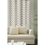 Závěs dekorační, OXY Zig Zag, šedý, 150 cm 150 cm – Hledejceny.cz