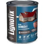 Lignofix olejová lazura 3v1 2,2 l ořech – Sleviste.cz