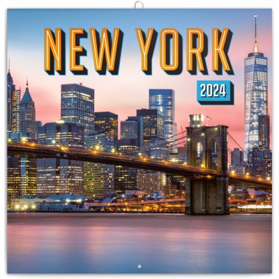 Presco Group Poznámkový New York 30 × 30 cm Západní 2024 – Hledejceny.cz
