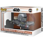Funko Pop! 670 Rides Star Wars The Mandalorian The Mandalorian in N1 Starfighter with R5 D4 – Zboží Mobilmania