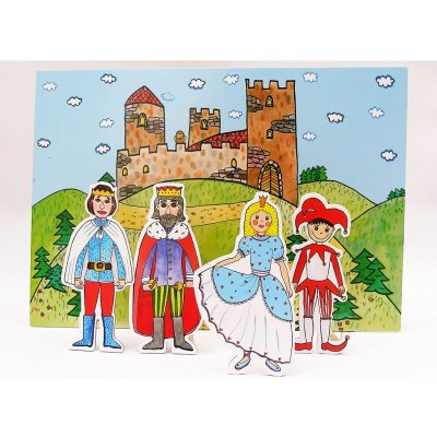 Marionetino Velká královská sada loutková pohádka Dárková karbička: Baleno v krabičce – Zboží Dáma