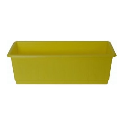 INJETON PLAST Plastový truhlík 40 cm žlutý