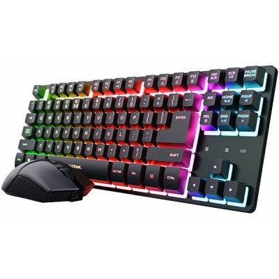 Trust GXT 832 Thado Wireless TKL Keyboard & Mouse Combo 25982 – Zboží Živě