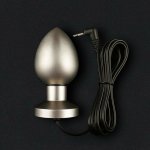 Dungeon Lab EGG Metal Electric Anal Plug, bipolární elektroda pro elektrosex – Zboží Dáma