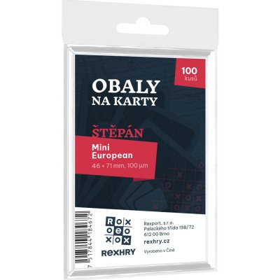 REXhry Obaly na karty REX Mini European Štěpán 46 x 71 mm 100ks – Sleviste.cz