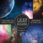 Galaxy Background Scrapbook Paper Pad 8x8 Scrapbooking Kit for Papercrafts, Cardmaking, DIY Crafts, Space Pattern Design, Multicolor – Zboží Mobilmania