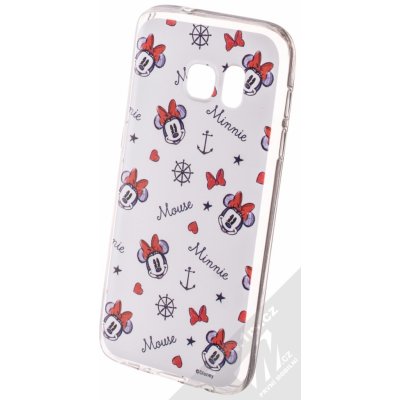 Pouzdro Disney Minnie Mouse 007 TPU ochranné silikonové s motivem Samsung Galaxy S7 bílé – Zbozi.Blesk.cz