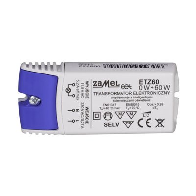 TRANSFORMÁTOR Elektronický, 230/11,5V, 0-60W ETZ-60 – HobbyKompas.cz