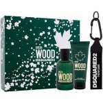 Dsquared² Green Wood EDT 100 ml + sprchový gel 100 ml + klíčenka dárková sada – Hledejceny.cz