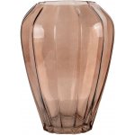 Nordic Living Hnědá skleněná váza Lesiah 29 cm – Hledejceny.cz