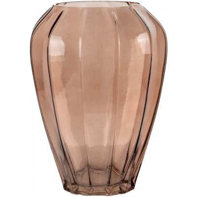Nordic Living Hnědá skleněná váza Lesiah 29 cm – Hledejceny.cz