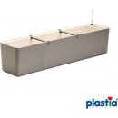 Plastia samozavlažovací truhlík Berberis 80 x 20 x 20 cm taupe + slonová kost