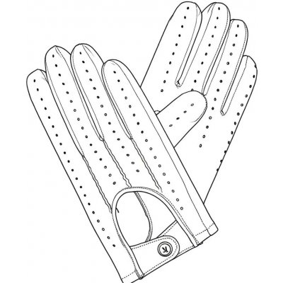 Kreibich Pánské rukavice řidičské tmavá taupe – Zboží Dáma