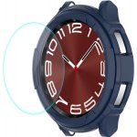 ENKAY 64209 ENKAY TPU FULL BODY Kryt se sklem Samsung Galaxy Watch 6 Classic 47mm modrý – Zboží Živě