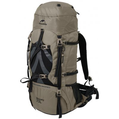 Naturehike 70 + 5 l sv.hnědá – Zboží Mobilmania