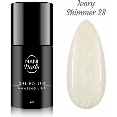 NANI gel lak Amazing Line Ivory Shimmer 5 ml – Sleviste.cz