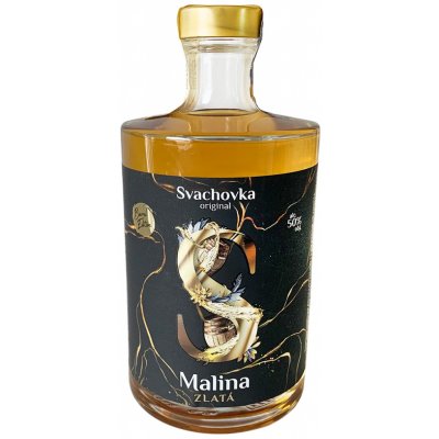 Svach Zlatá Malinovice 50% 0,5 l (holá lahev) – Zboží Mobilmania