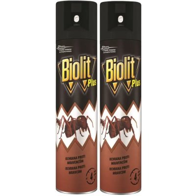 Biolit Plus sprej proti mravencům 2x400 ml – Zbozi.Blesk.cz