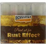 Pentart Patina tekutá na efekt rzi 4 × 20 ml 3D prášek jemný – Zboží Mobilmania