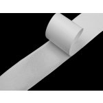 Suchý zip háček samolepicí šíře 40 mm, střední, 1 bílá – Hledejceny.cz