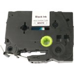 Smršťovací bužírka - BROTHER HSe-211 - 6 mm bílá - černý tisk - kompatibilní – Zboží Mobilmania