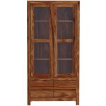 indickynabytek.cz Vitrína Gani z indického masivu palisandr sheesham – Zboží Mobilmania