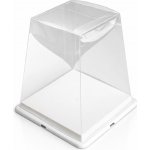 Cake star plastový box zúžený 15x15x14cm – Sleviste.cz