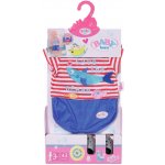 Zapf Creation BABY born Pyžamko a bačkůrky modré 43 cm – Sleviste.cz