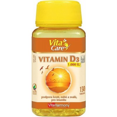 Vitaharmony Vitamin D3 150 kapslí