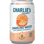 Charlie's Organics sycená pitná voda s pomerančovou a mandarinkovou šťávou 330 ml – Zboží Dáma