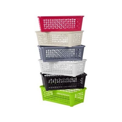 Plastový košík DOMINO 364 x 258 x 140 mm – Zboží Dáma