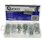 Pružinové závlačky, sada 150 ks, 6 rozměrů GEKO – Sleviste.cz