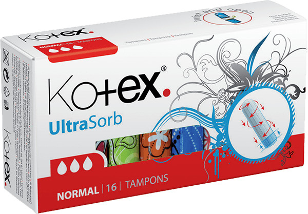Kotex Normal Ultra Sorb 16 ks od 35 Kč - Heureka.cz